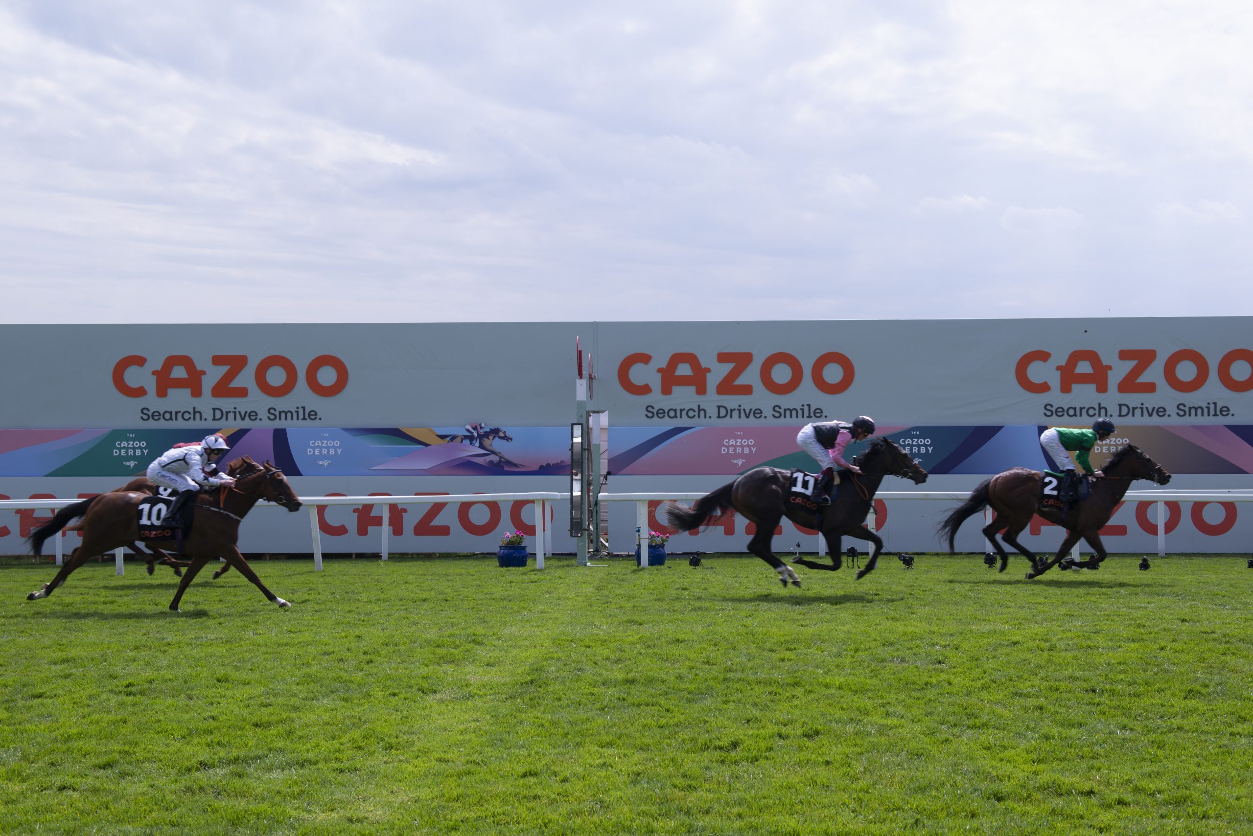 Cazoo Epsom Derby, venue branding